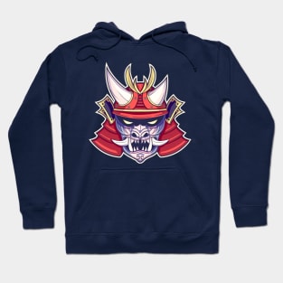 Ghost Samurai Oni Helmet Hoodie